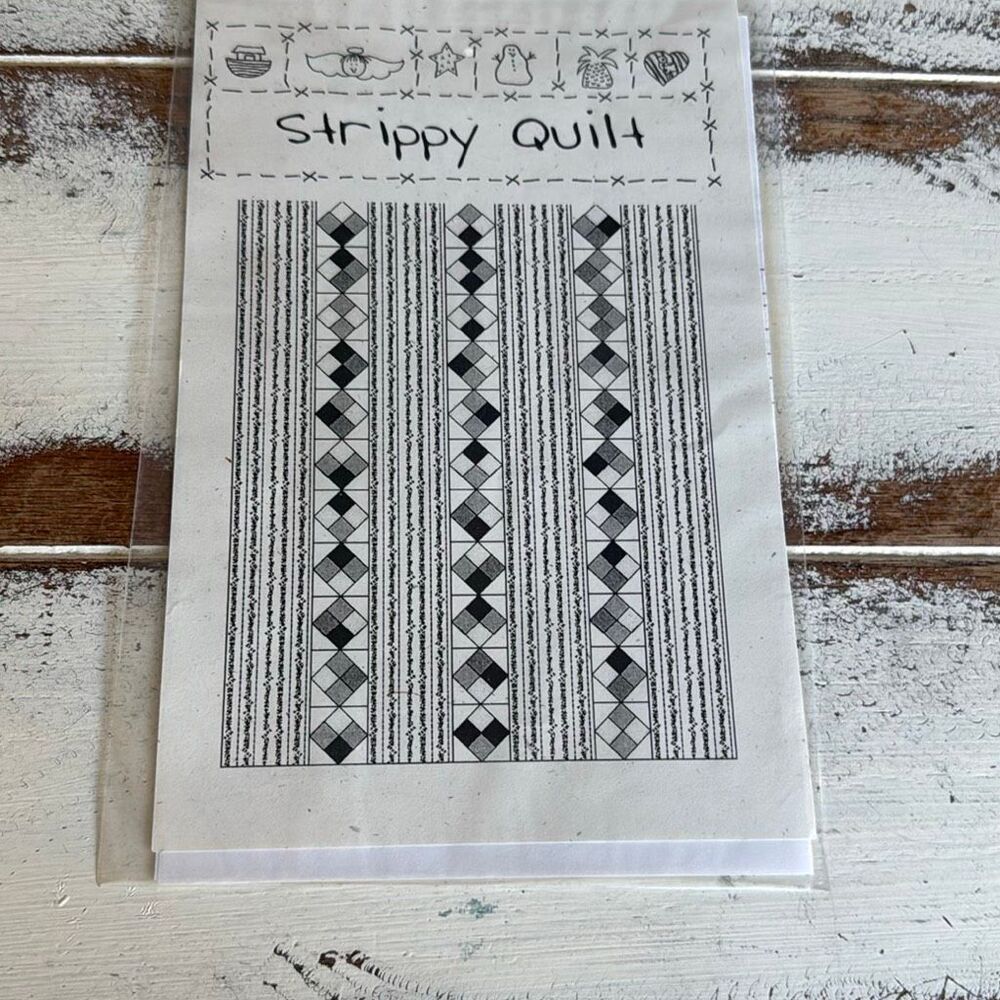 Pattern strippy quilt